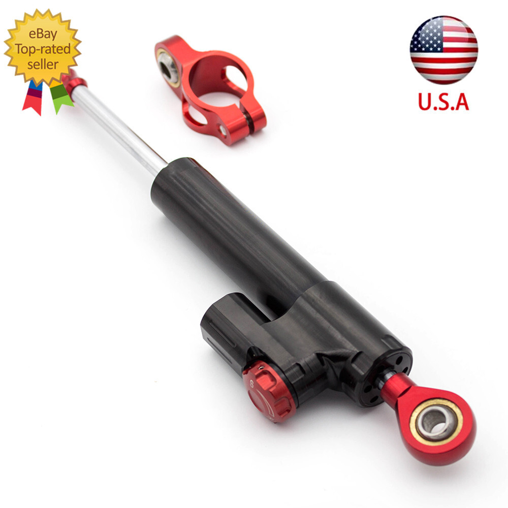 CNC Universal Shock Steering Damper Linear Stabilizer Reversed Safety Control
