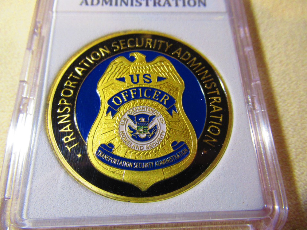 TRANSPORTATION SECURITY ADMINISTRATION (TSA) Challenge Coin