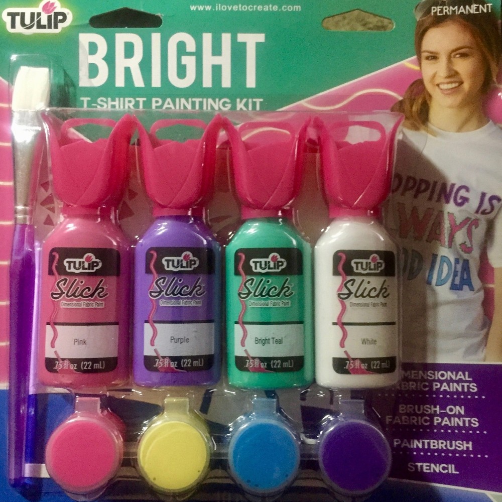 (2 Pack) T-Shirt Painting Kit (Bright)