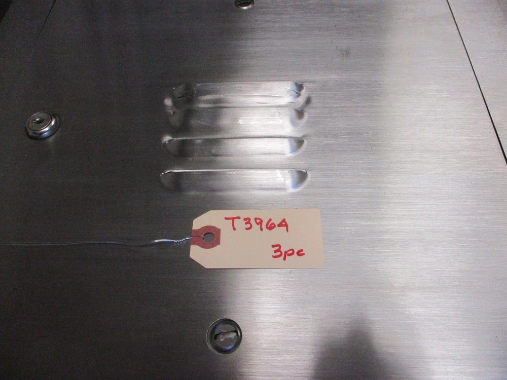 (3) WB DOORS GP-LV-103 12" x 12" Access Door Panel Stainless *Missing Key* USED
