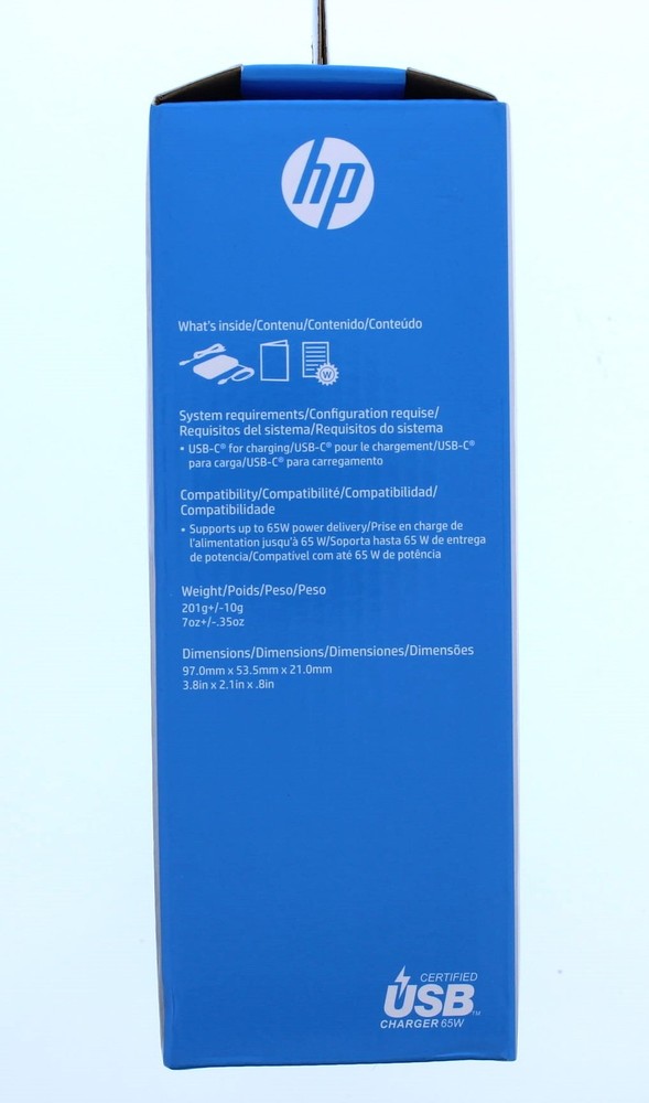 HP 65W USB-C Laptop Charger