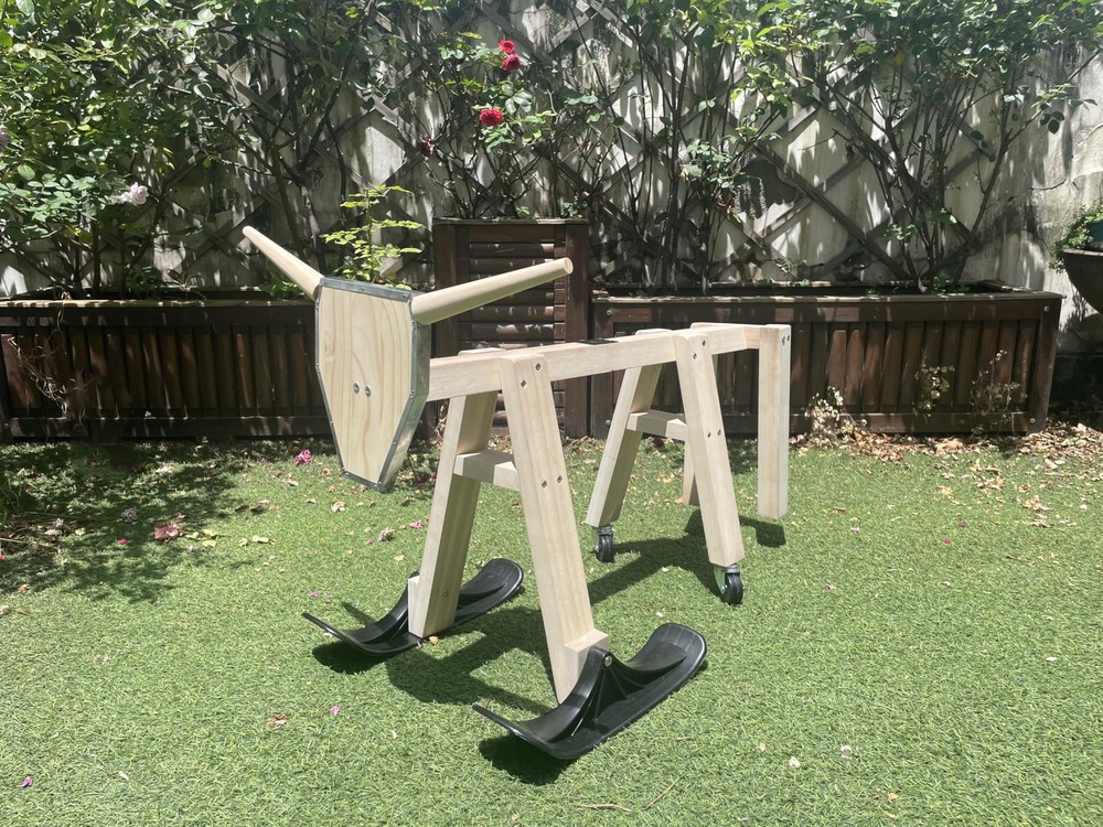 Roping Calf Head Practice Dummy with Detachable Horn Training Kit