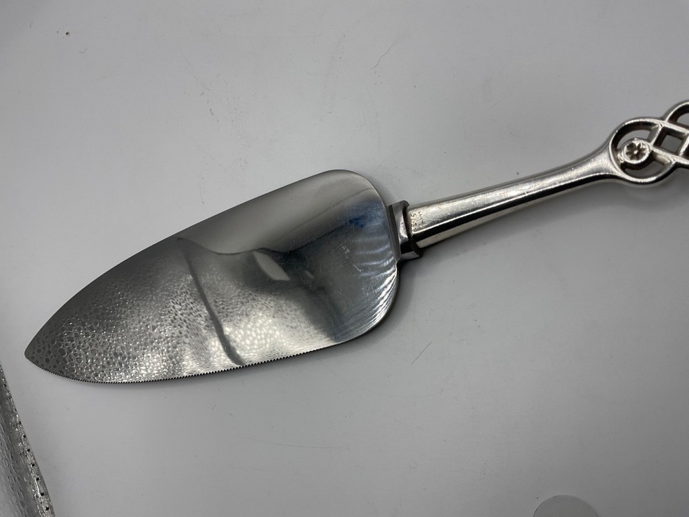 Ringebu by David Andersen .830 handle Norwegian Silver Pastry Server 10 1/2"