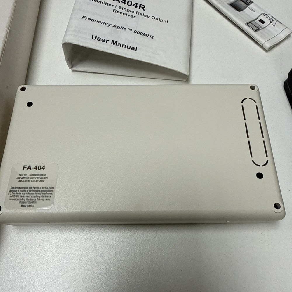 Inovonics Fa2600-BK FA404 & FA205 Kit Transmitter & $ trans Receiver