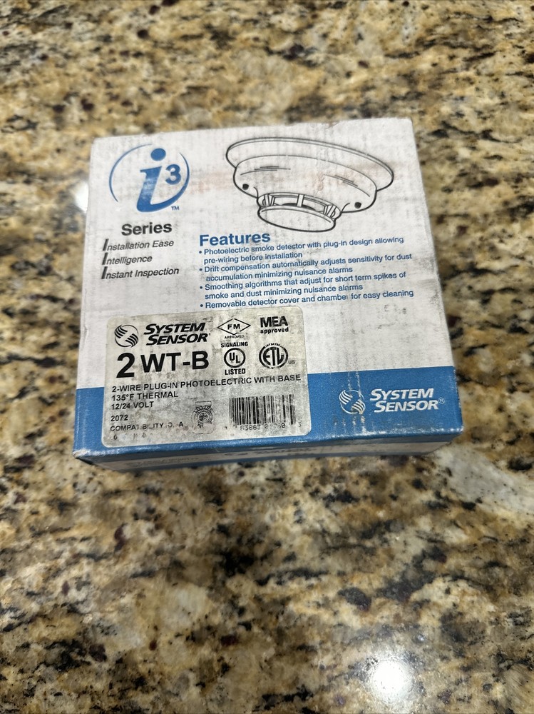 System Sensor I3 2WT-B Smoke Detector
