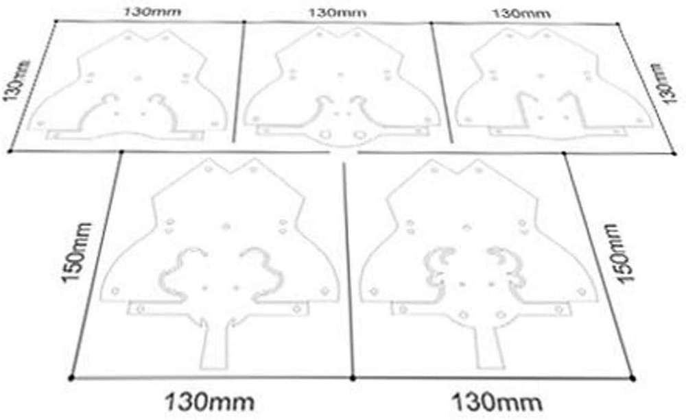 5 Animal Style Sewing Pattern PVC DIY Leather Sewing Pattern PVC Template