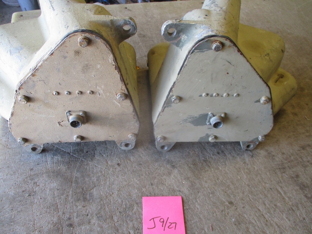 1 Pair Heavy Aluminum LVOSS for Armored Vehicle, Fair to Good Cond.