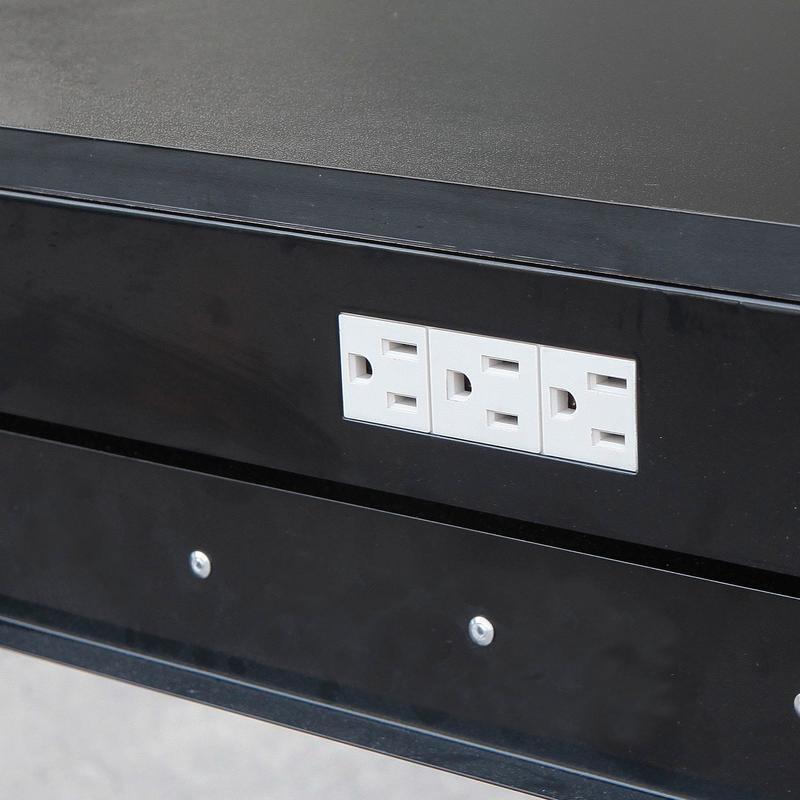 48in Multi-Purpose Workbench LED Light Heavy-Duty Storage Tool Organizer New