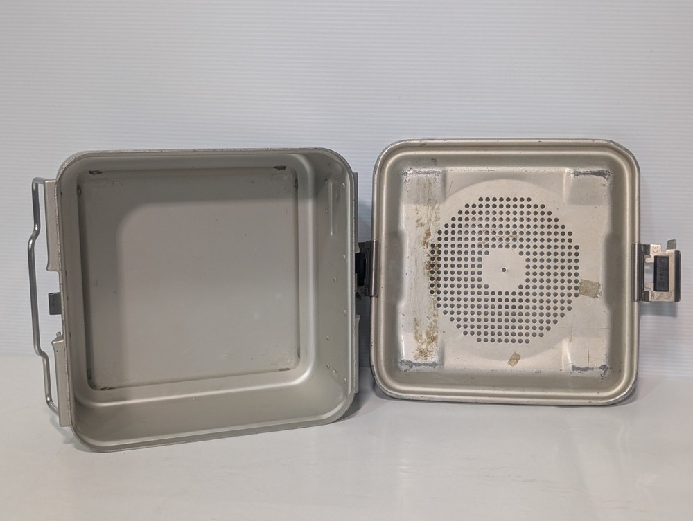 Aesculap JK341 SterilContainer Half Size Sterilization Case, Aluminum