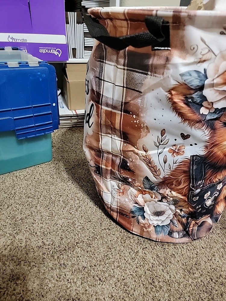 Highland Cow Laundry Bag
