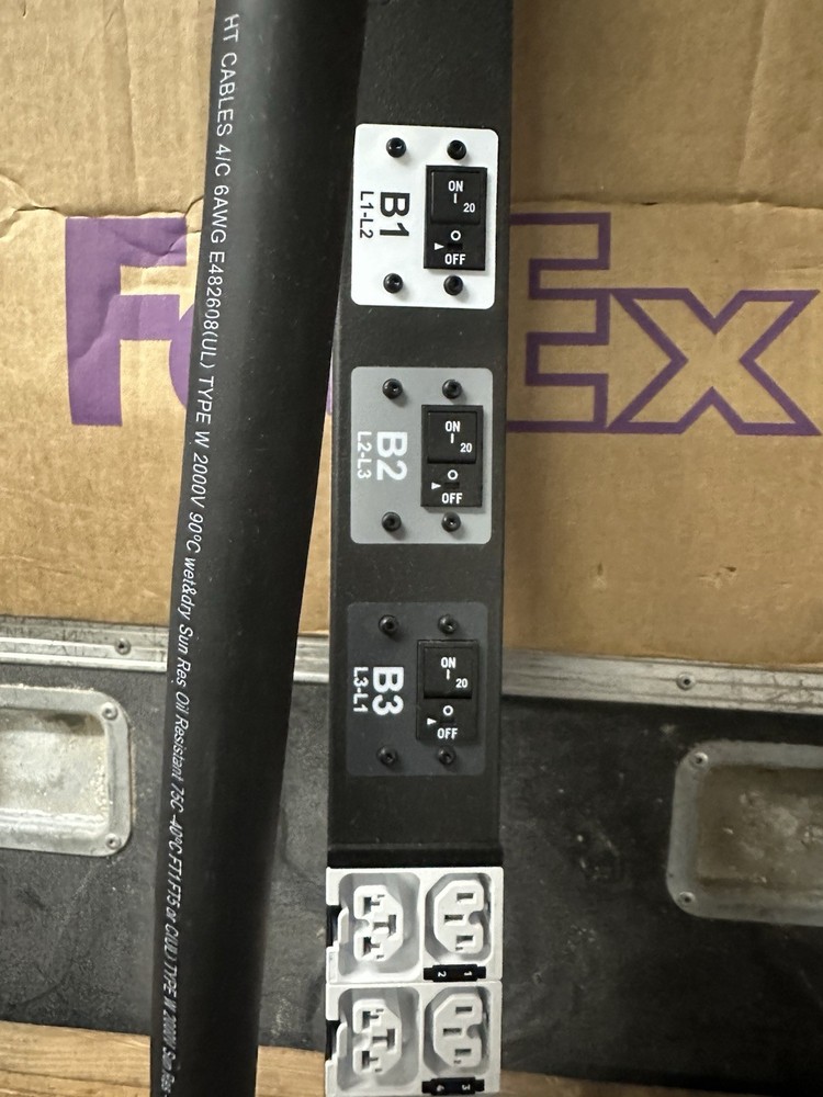 APC ADPU10452MO NetShelter Rack Power Distribution Unit Advanced, Metered, 3 Pha