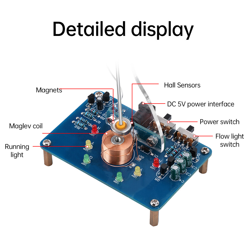 DIY LED Electronic Swing Kit Electromagnetic Swing Induction Teaching Welding
