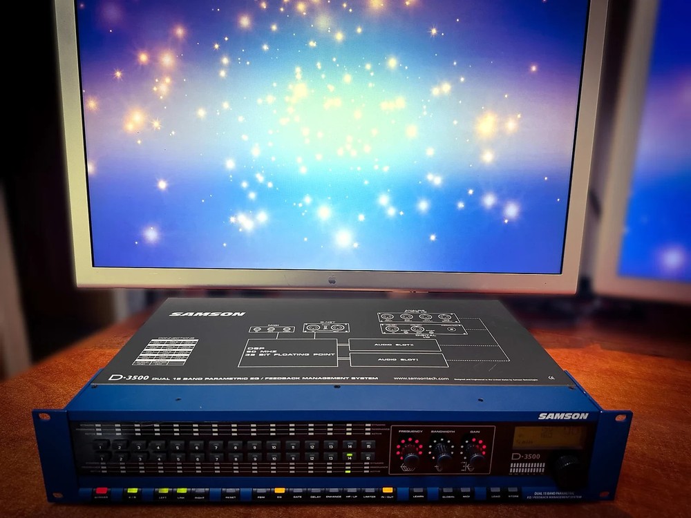SAMSON D-3500 🌈RaRe🌈 Original Box Parametric Equalizer