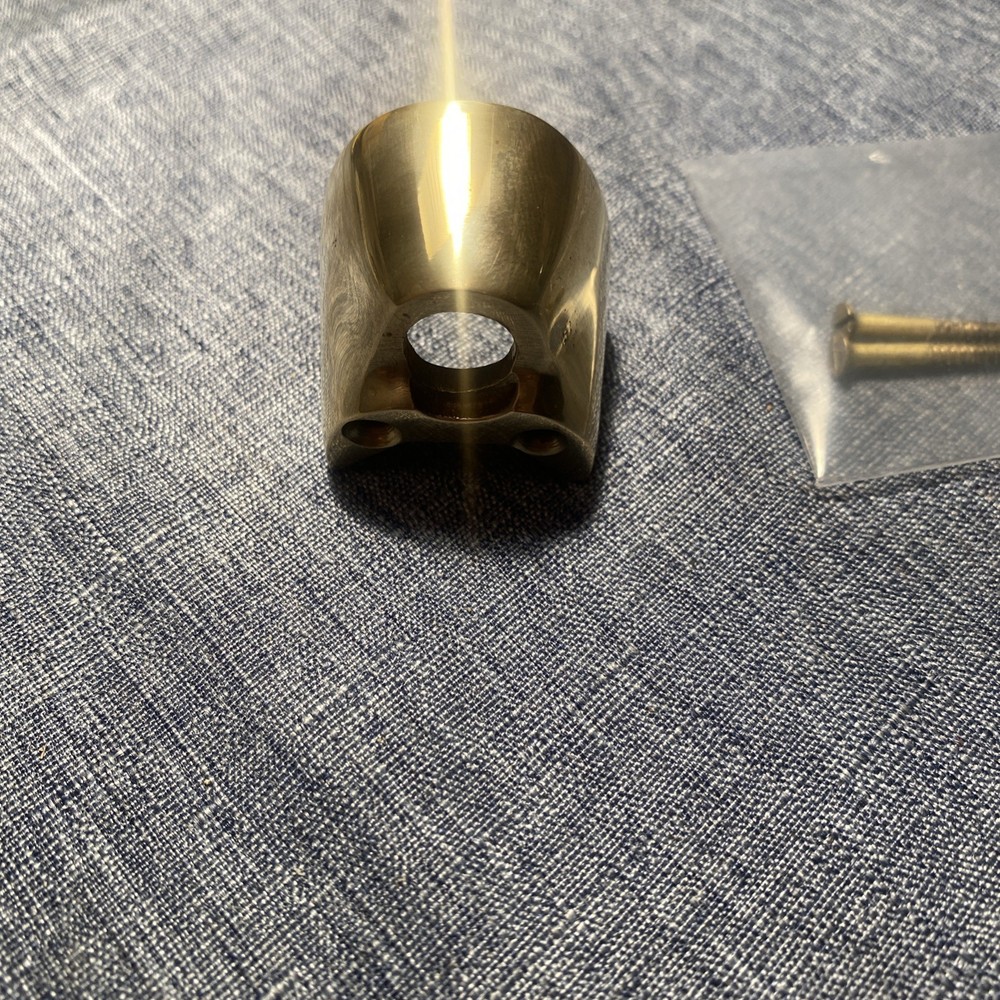 Brass Nose Cap From CVA Hawkins Muzzleloader With Screws