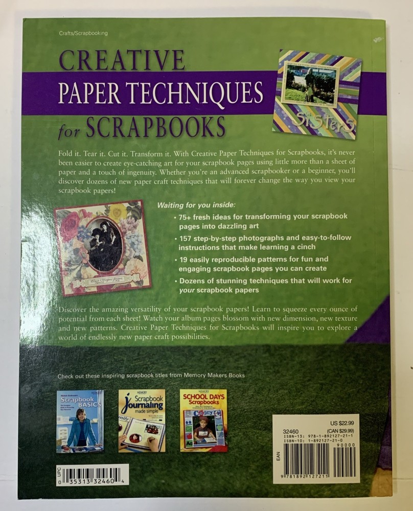 Creative Paper Techniques For Scrapbooks Book