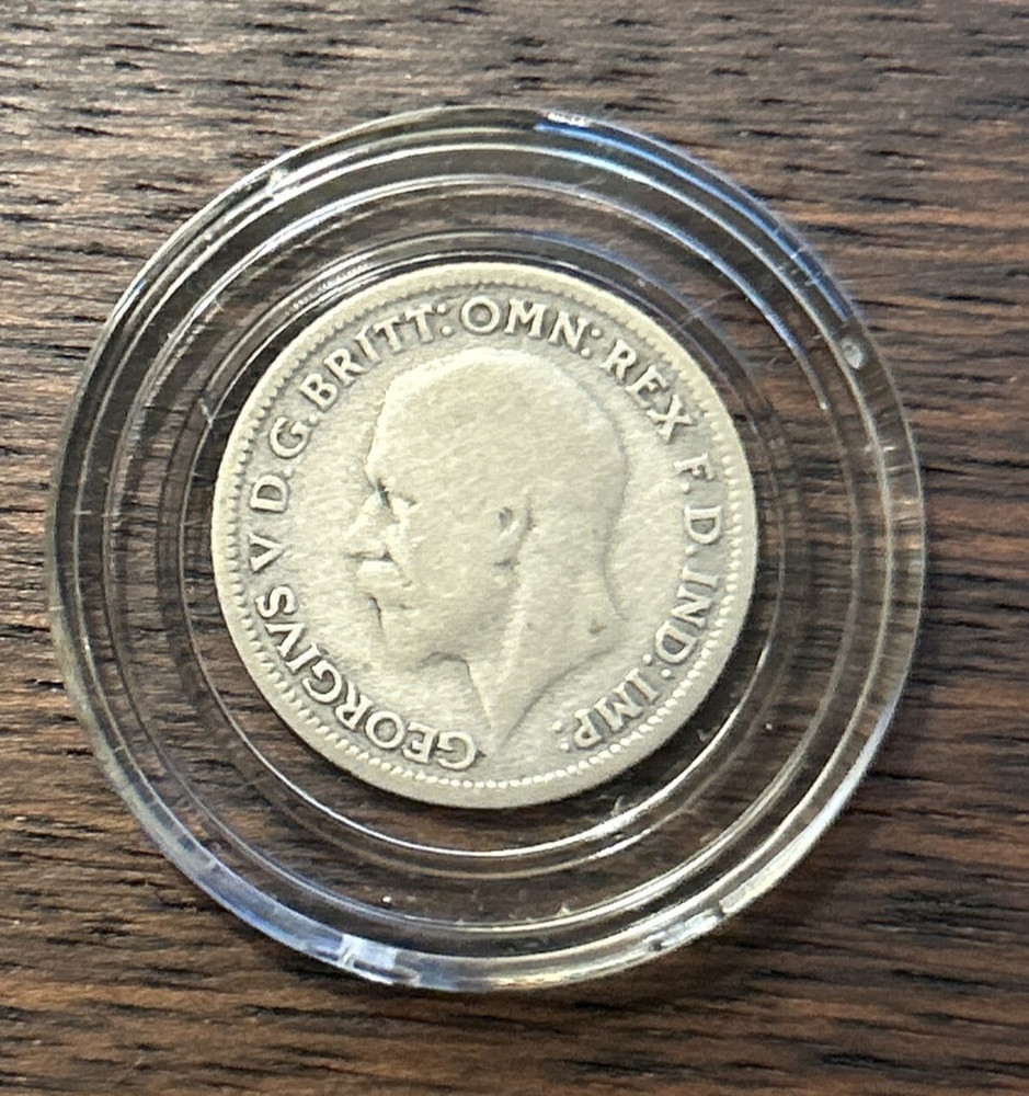 1930 Great Britain 6 Pence Silver Coin