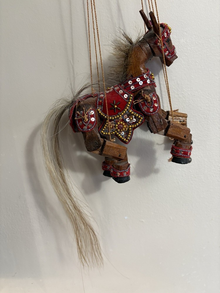 Marionette Horse from Peru Handmade