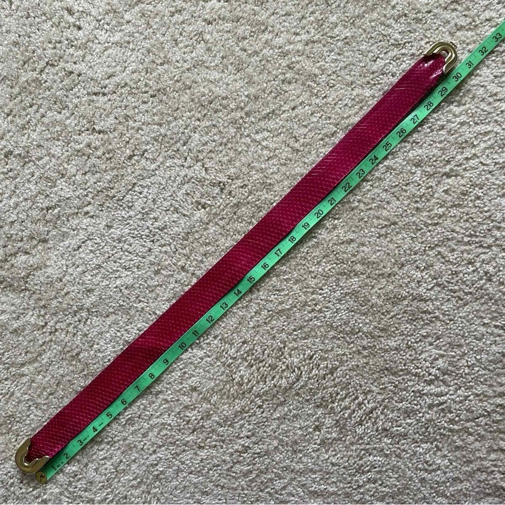 Vintage Pink Snakeskin Belt