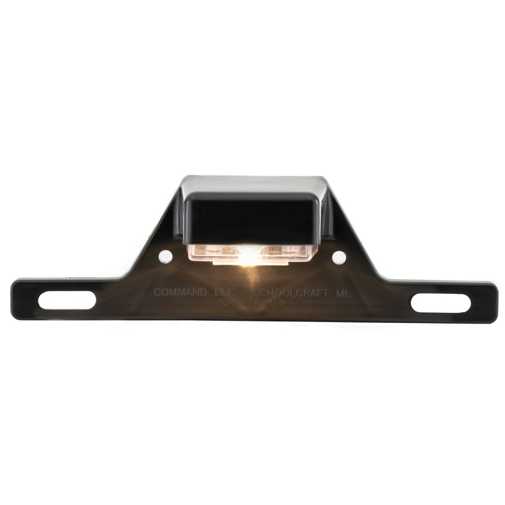 RV License Plate Holder Bracket with Light Surface Mount 12V Lamp SAE