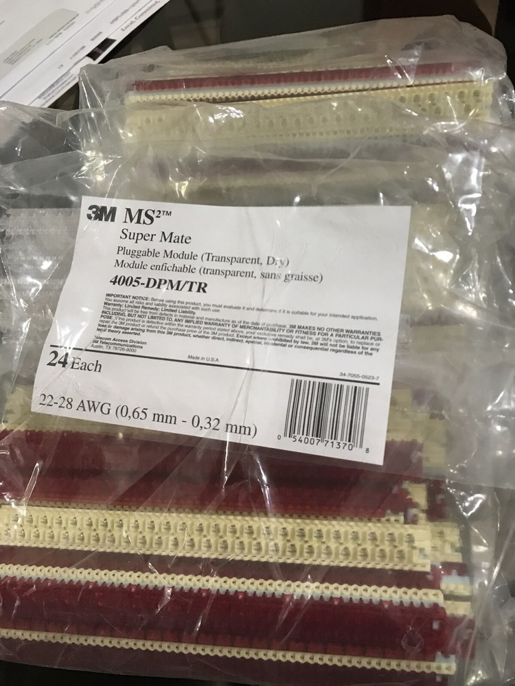 4005-DPM/TR 3M SUPER MATE PLUGGABLE DRY CONNECTOR MODULE-CASE 120