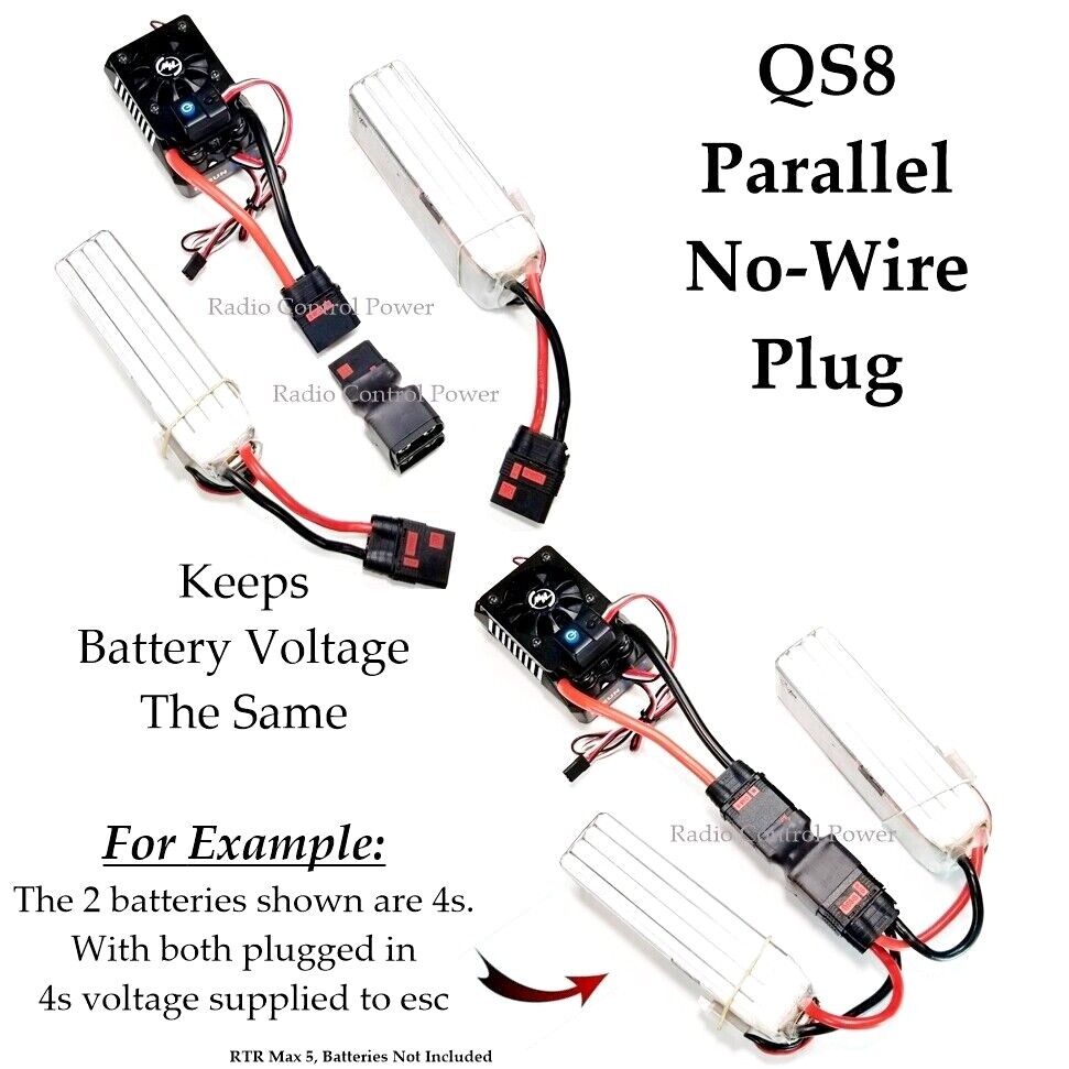 RCP-QS8 Parallel or Series Plug (No Wire Version)