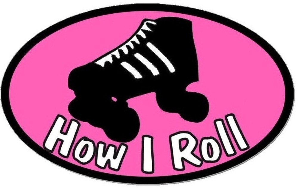 HOW I ROLL HELMET STICKER