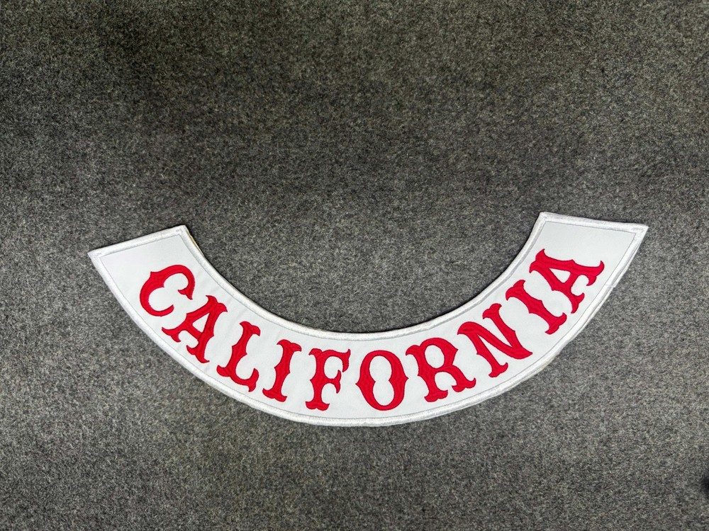 MC CALIFORNIA Rocker For Biker Bottom Back Rocker Patch