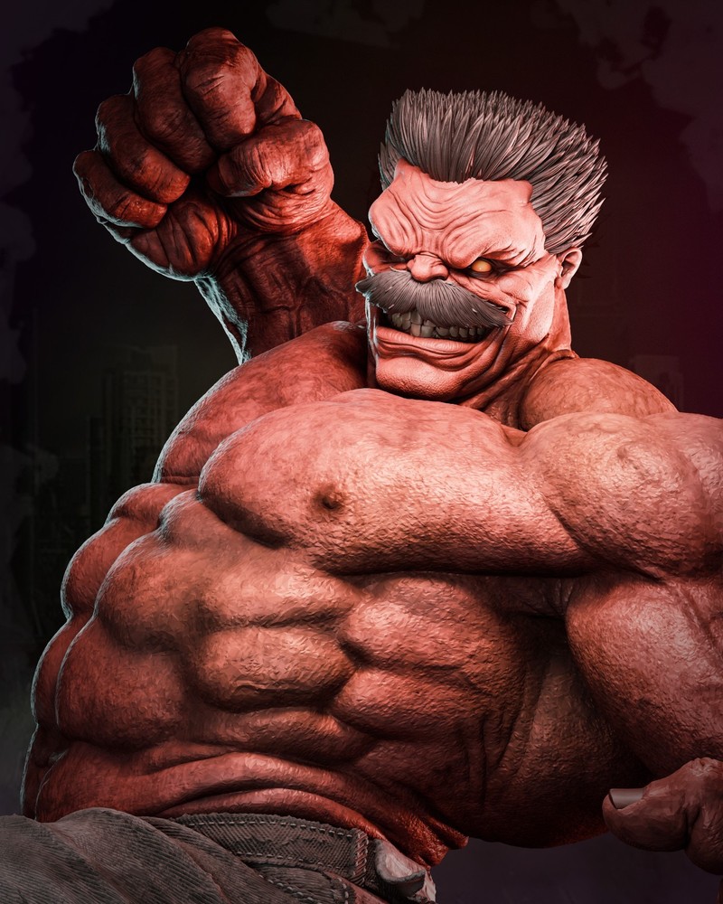 Hulk Statue 3D Printed Kit Unpainted/Unassembled