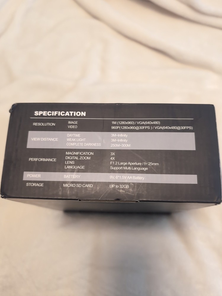 Night vision binoculars