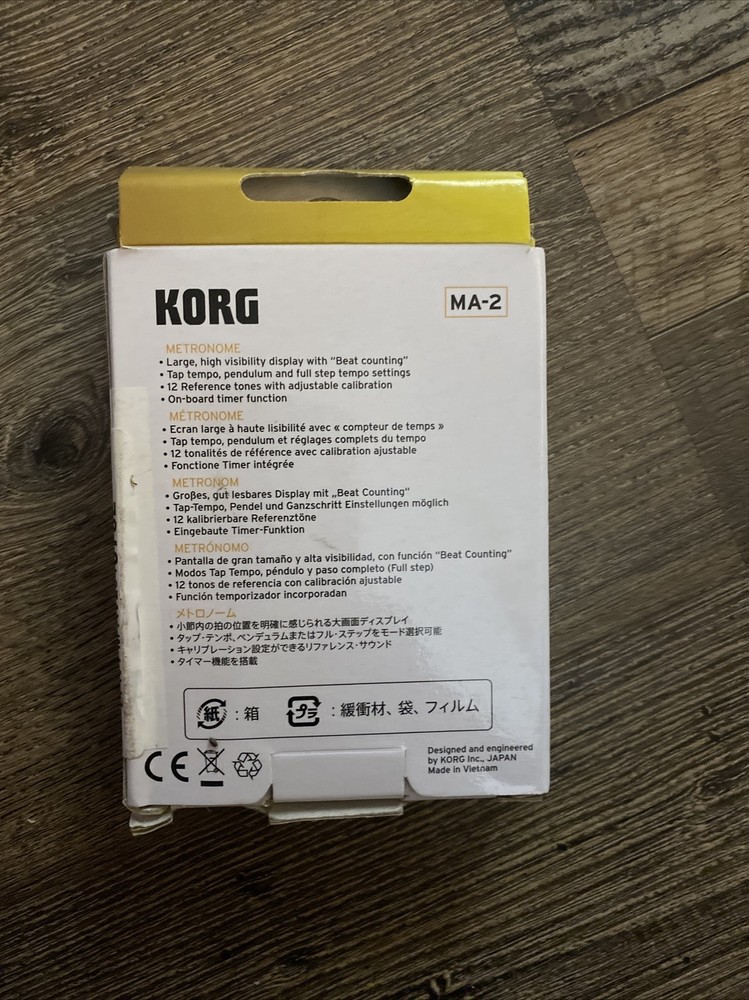 KORG Digital Metronome MA-2 Digital Blue Black MA2