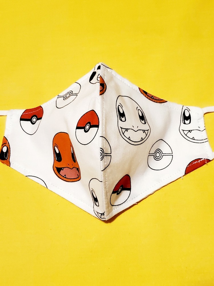Kids Charmander Adjustable Face Mask