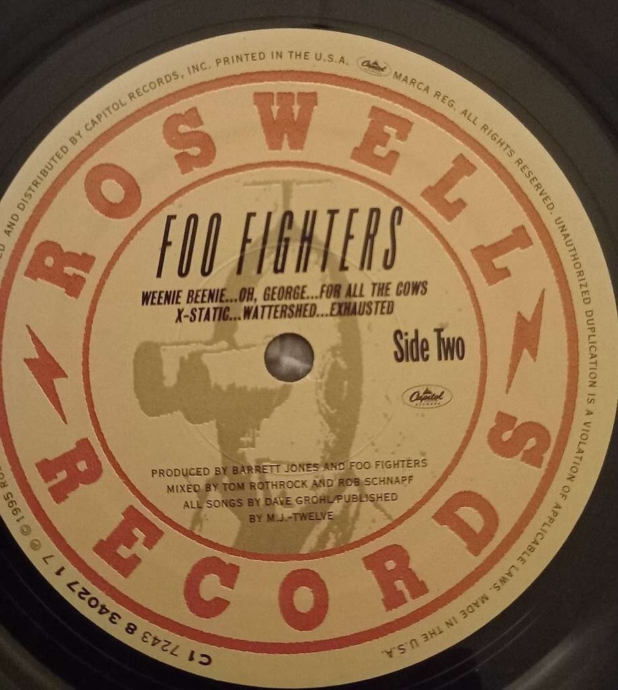 foo fighters - foo fighters 1st USA Pressing