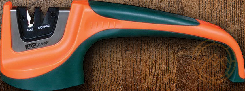 AccuSharp Pull Through Sharpener Orange Knife Diamond Honed Tungsten/Ceramic Rod