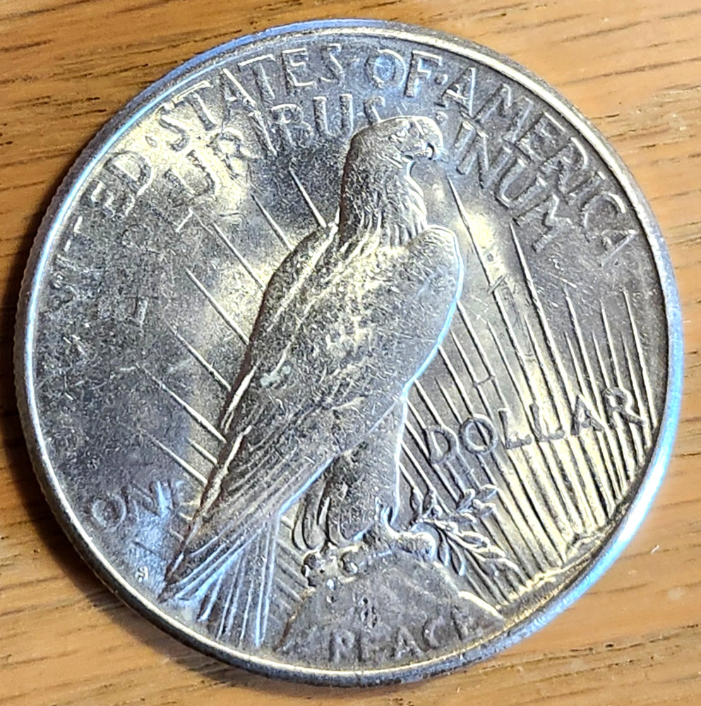 1923 S PEACE DOLLAR 90% SILVER #2