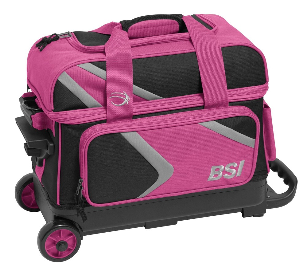BSI Dash 2 Ball Roller Bowling Bag Pink