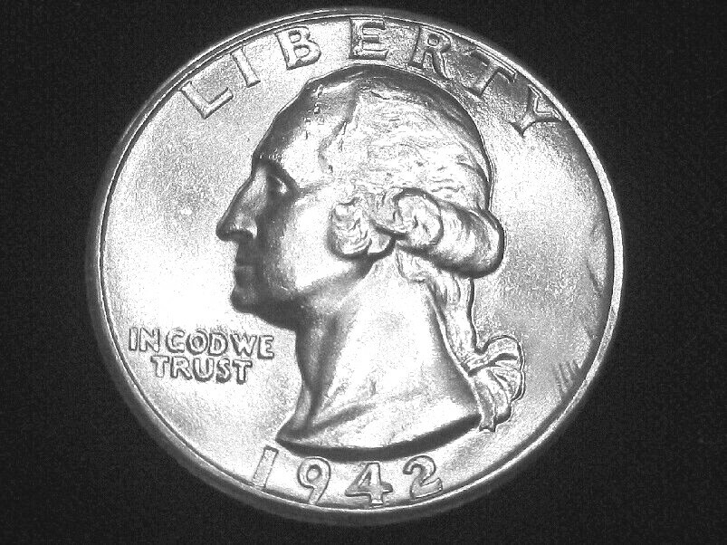 1942-D Washington Quarter --- Choice Uncirculated