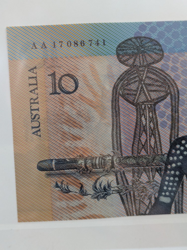 1988 Australian Commemorative $10 Note - Montage E Dayes'