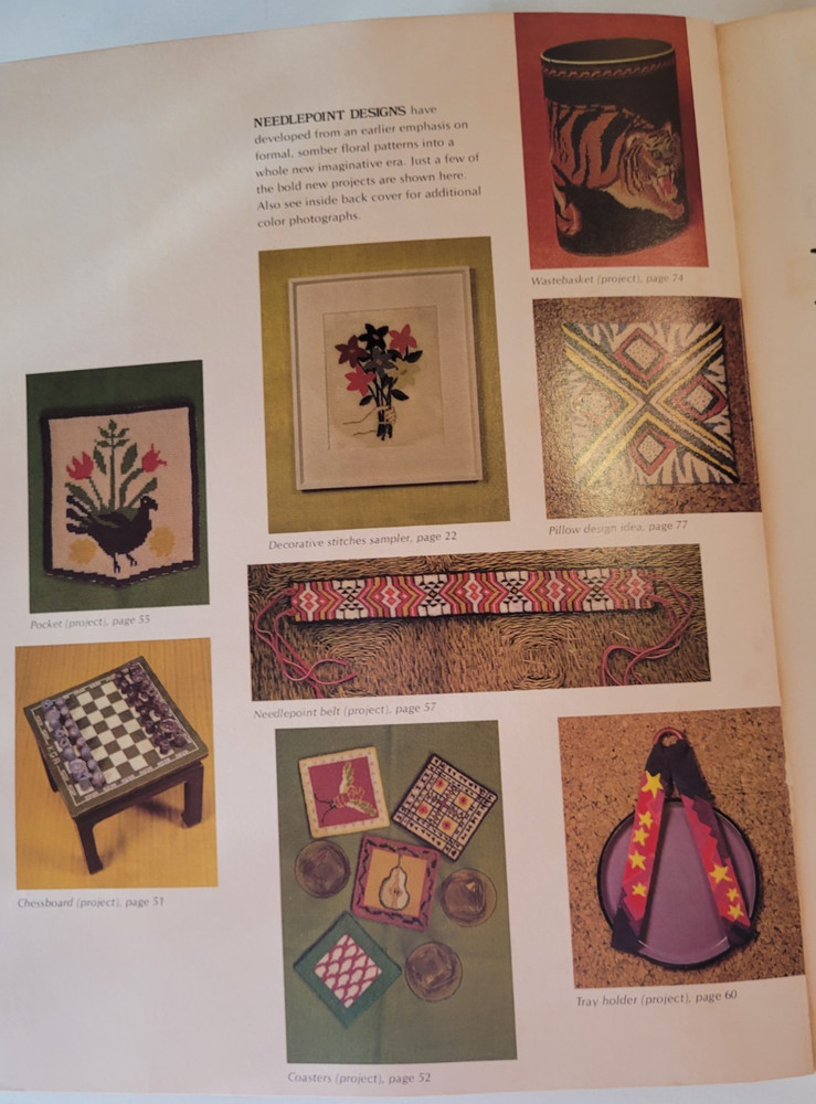 Needlepoint Techniques & Projects - A Sunset Book