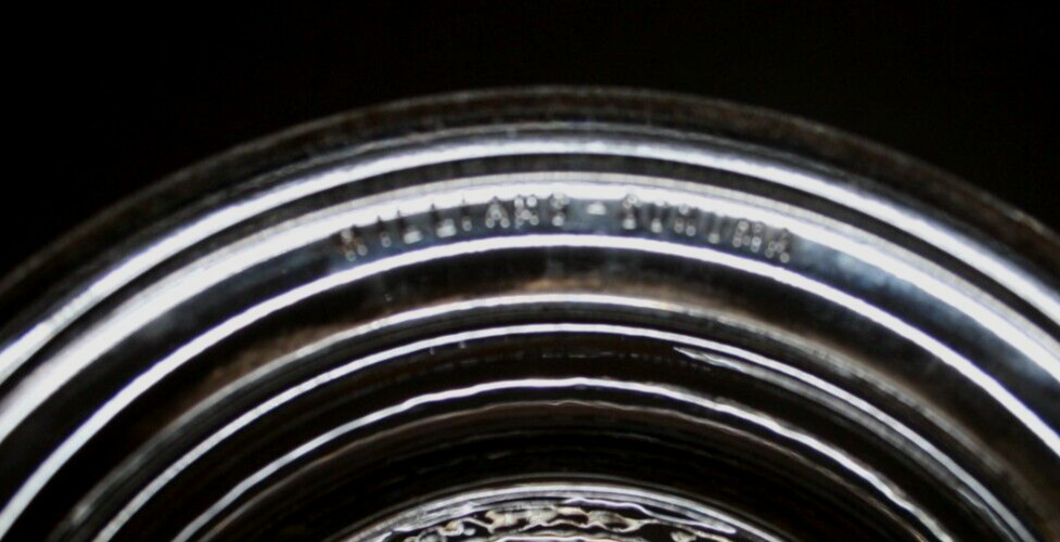 Heavy Solid Clear Glass Classic Art Deco William Sonoma Cake Stand 10" Diameter
