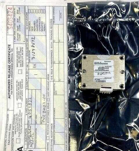 HONEYWELL CONFIGURATION MODULE 81982-00 58960 DMF 032003 CERTIFIED