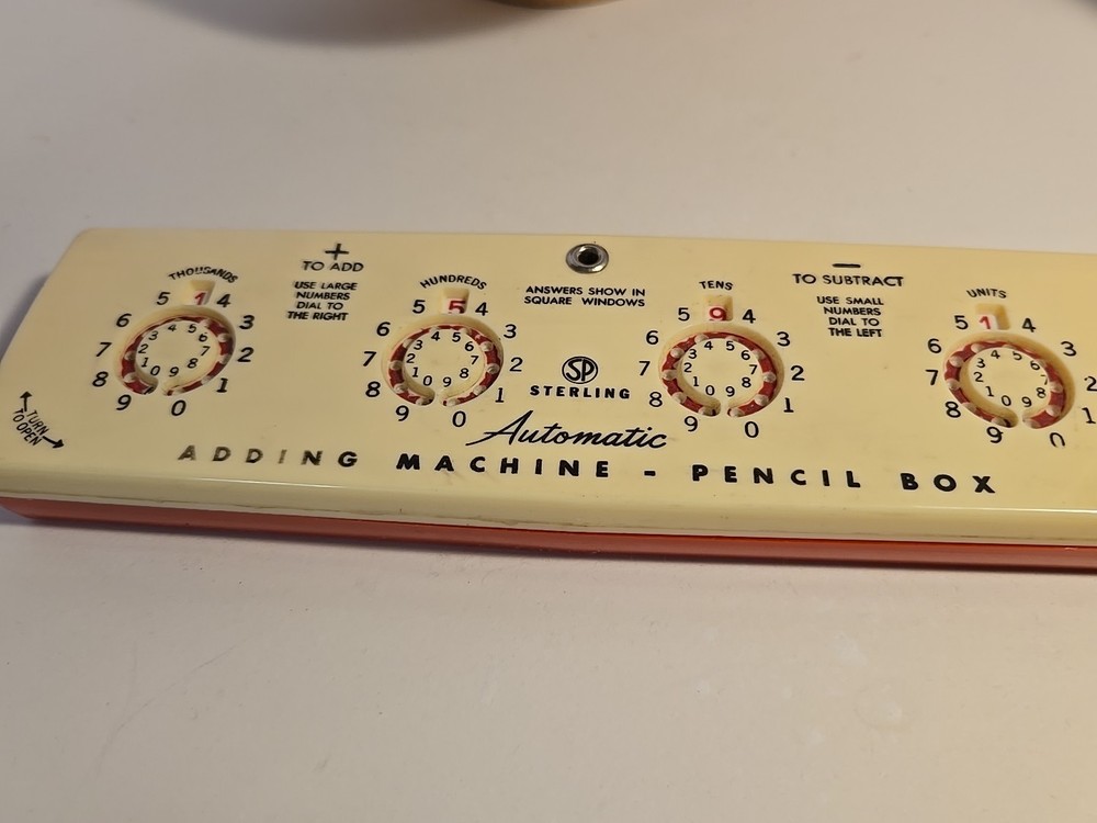 Vintage 1960s Sterling No. 566 Automatic Adding Machine