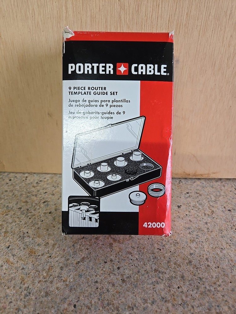 Porter cable router template guide set 42000