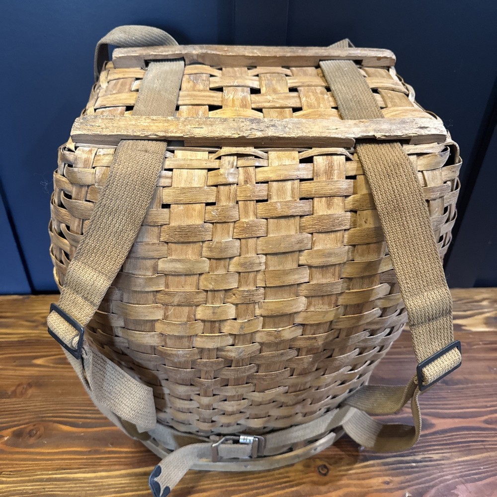 Antique Adirondack Trappers Backpack Rustic