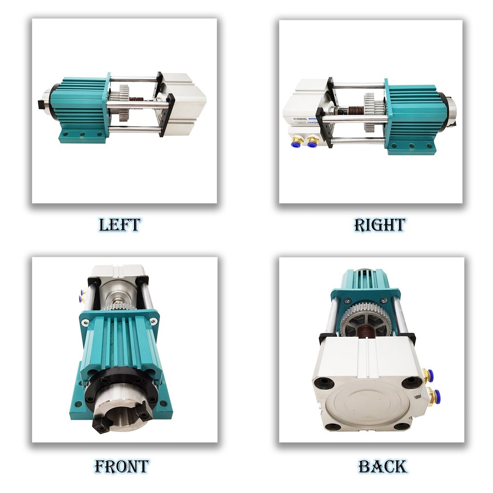 BT30 Non-powered Spindle Cylinder Pneumatic Semi-auto Tool Changing Spindle