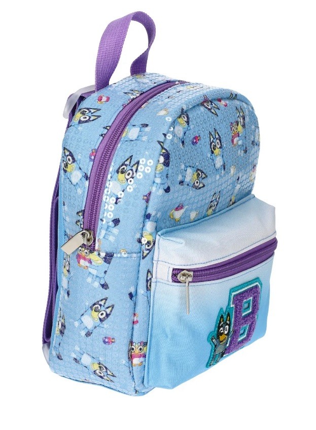 NWT Bluey Mini Sequin Backpack New with Tags, blue