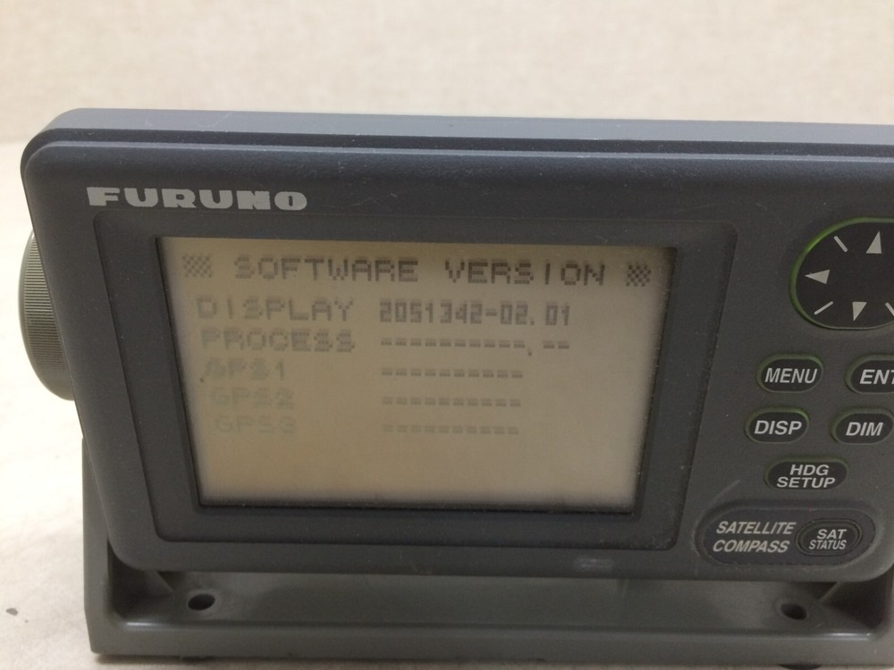 Furuno SC-502 Satellite Compass Display V2.01 Auto Identification System GPS