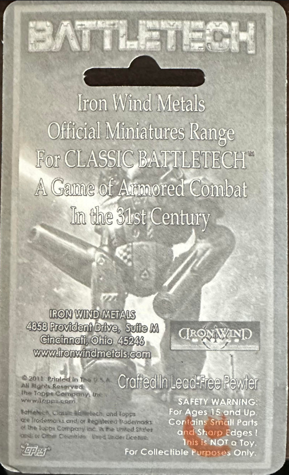 Battletech Bubble Packs & Boxes
