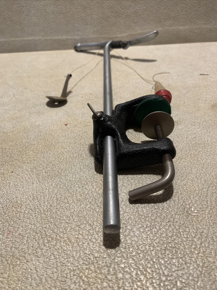 Vintage Thompson Fly Tying Vice With Clamp Complete!!