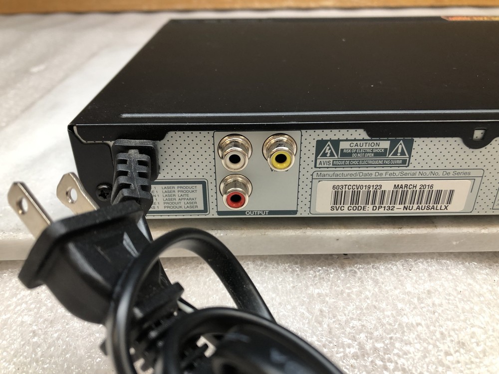 LG DP132 DVD CD USB Player/ USB Direct Recording DivX Playback