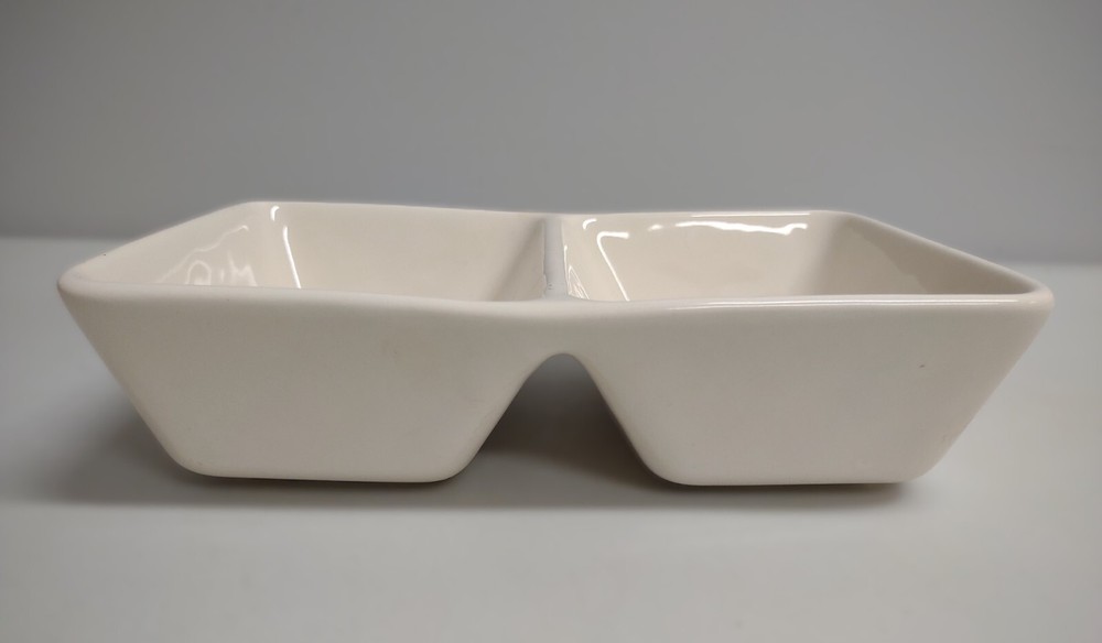 Rae Dunn Divided Dish "Dip./Dunk."